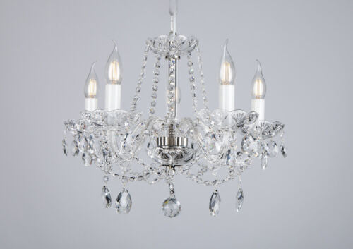 Crystal glass chandelier ceiling light ceiling lamp classic gold