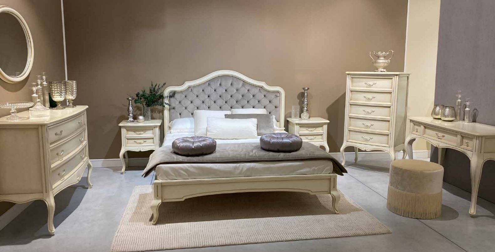 Luxury Bedroom Verdi Avorio Patinato