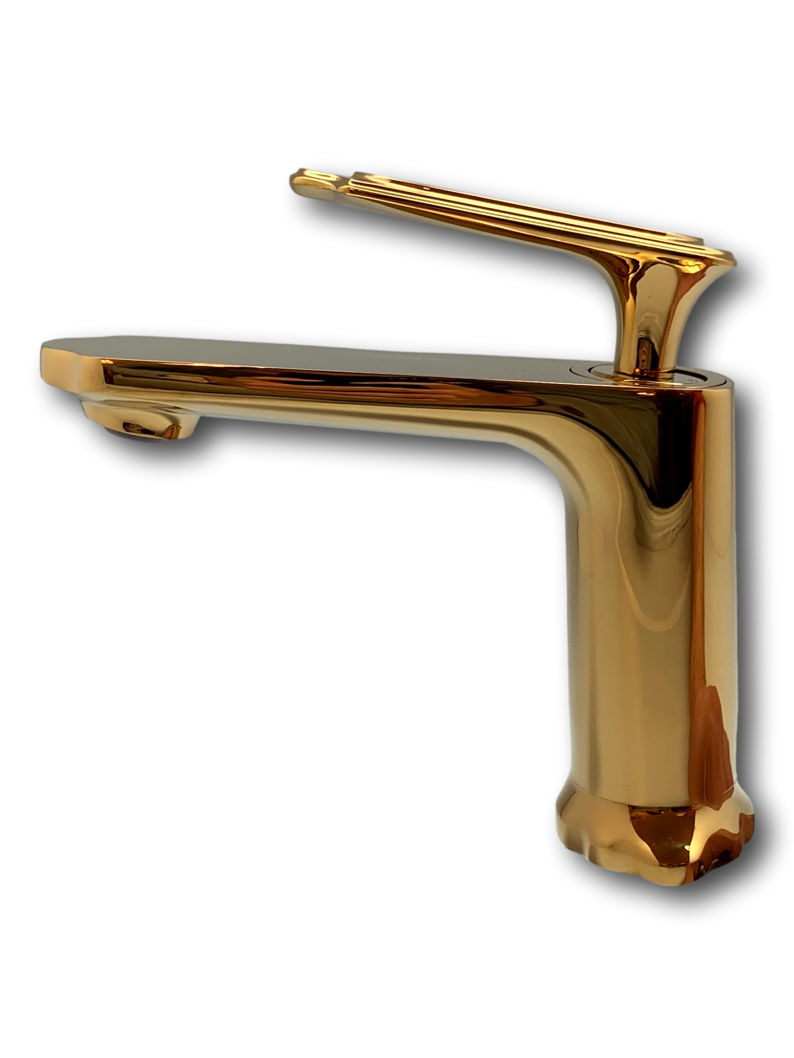 Badarmatur Wasserhahn Exklusiv 24k Gold Luxus Badezimmer Waschbecken made italy