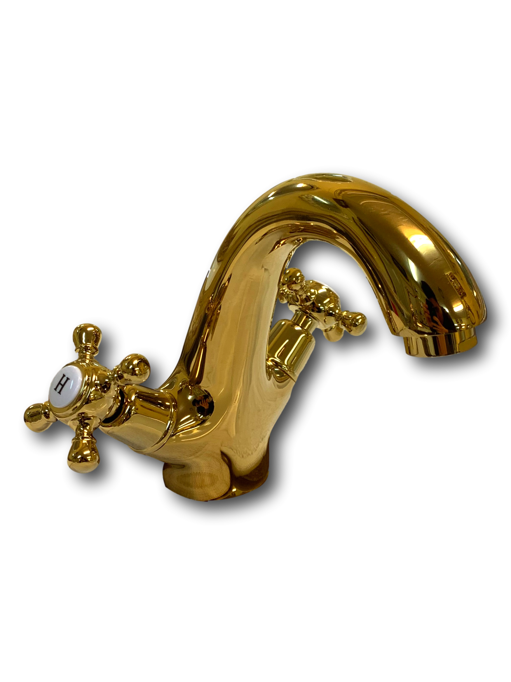 Luxury Swan Bathroom Faucet Gold Plated